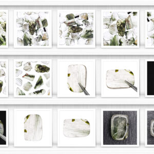 Green Rutilated Background Textures Showcase Shelves Samples Preview