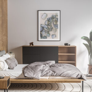 Bedroom Green Rutilated Background Textures Modern Poster Preview