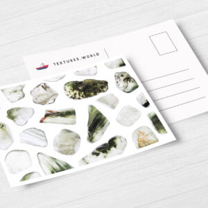 Postcard Green Rutilated Background Textures Modern Poster Preview