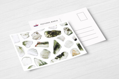 Postcard Green Rutilated Background Textures Modern Poster Preview