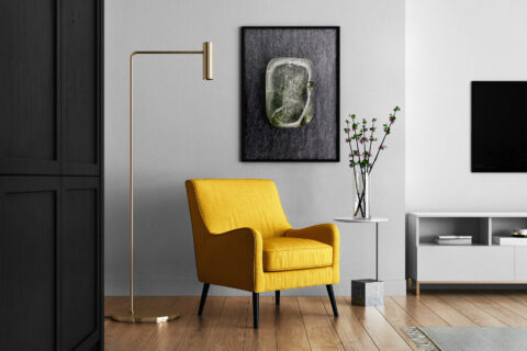 Living Room Green Rutilated Background Textures Modern Poster Preview