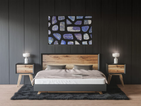 Bedroom Lapis Lazuli Background Textures Modern Poster Preview