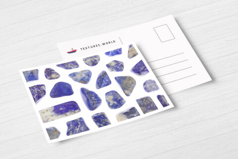 Postcard Lapis Lazuli Background Textures Modern Poster Preview