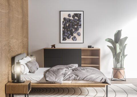 Bedroom Obsidian Background Textures Modern Poster Preview