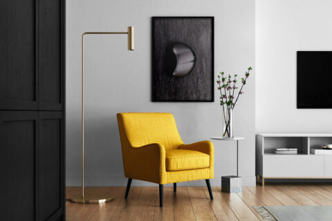Living Room Obsidian Background Textures Modern Poster Preview