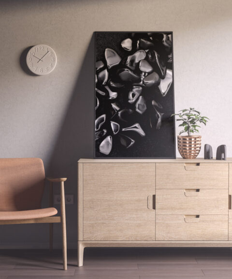 Entryway Obsidian Background Textures Modern Poster Preview