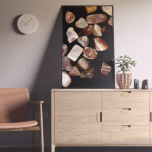 Entryway Persian Agate Background Textures Modern Poster Preview