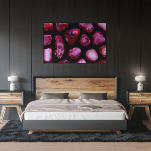 Bedroom Red Coral Background Textures Modern Poster Preview