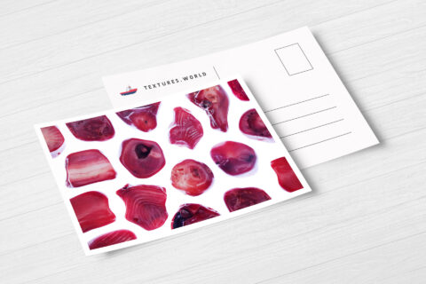 Postcard Red Coral Background Textures Modern Poster Preview