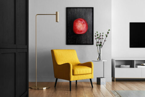Entryway Red Coral Background Textures Modern Poster Preview