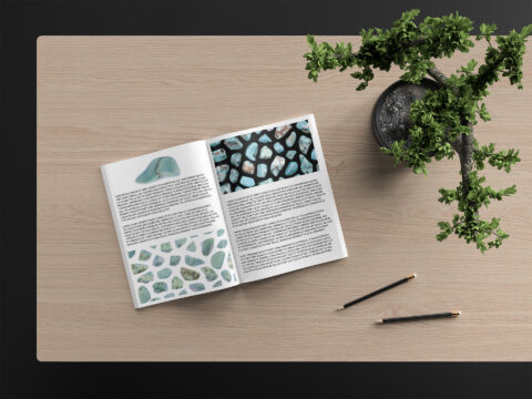 Turquoise Background Textures Modern Magazine Article Illustrations Preview