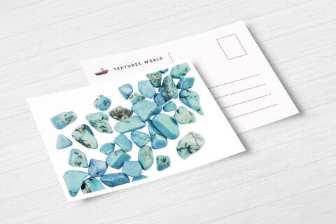 Postcard Turquoise Background Textures Modern Poster Preview