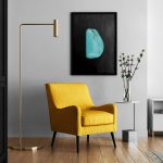 Living Room Turquoise Background Textures Modern Poster Preview