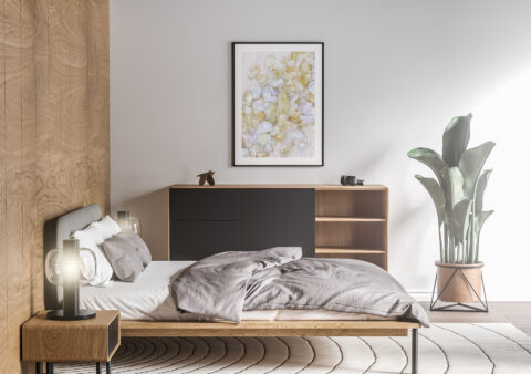 Bedroom Citrine Background Textures Modern Poster Preview