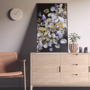 Entryway Citrine Background Textures Modern Poster Preview