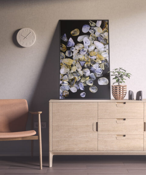 Entryway Citrine Background Textures Modern Poster Preview