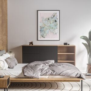 Bedroom Prehnite Background Textures Modern Poster Preview