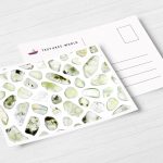 Postcard Prehnite Background Textures Modern Poster Preview
