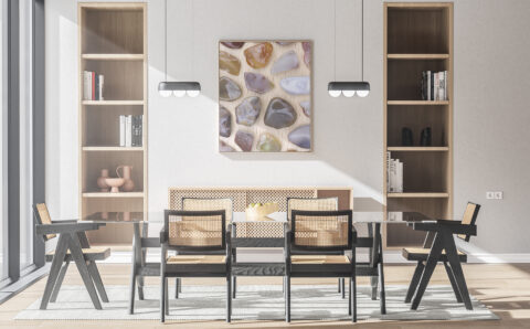 Kitchen & Dining Yanyuan Agate Background Textures Modern Poster Preview
