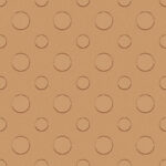 Seamless Bronze Circles Pattern. Bronzed Bubbles Texture.
