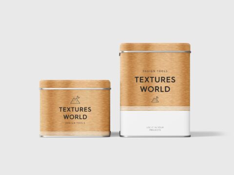 Tin Boxes Bronze Background Textures Preview