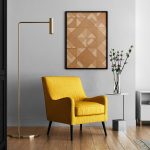 Living Room Bronze Background Textures Modern Poster Preview