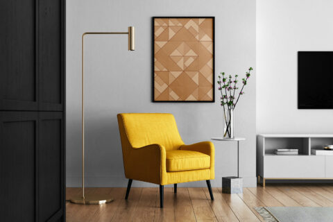 Living Room Bronze Background Textures Modern Poster Preview