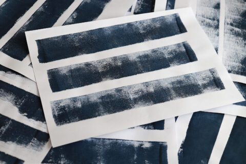 40 Roll Stroke Brushes for Illustrator & Photoshop Source Paper Roll Paint Preview