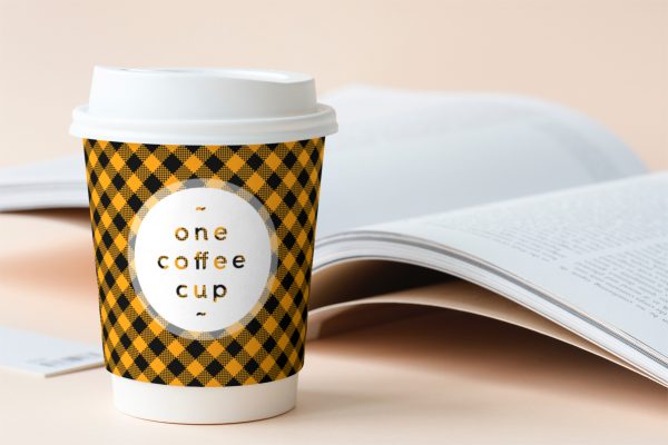 100 Gingham Check Patterns Coffee Cup Preview