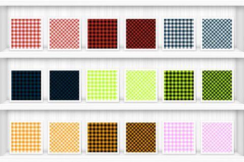 100 Gingham Check Patterns Preview