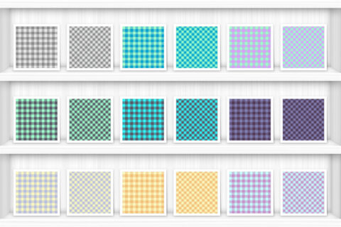 100 Gingham Check Patterns Preview