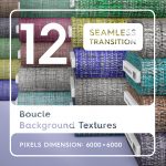 12 Boucle Background Textures Square Cover