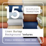 15 Burlap Texture Backgrounds Square Preview Cover