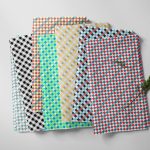 30 French Checkered Patterns Towels Print Preview