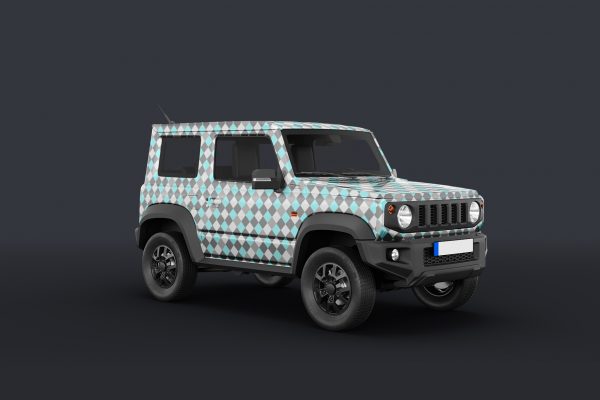 30 French Checkered Patterns Car Application Preview