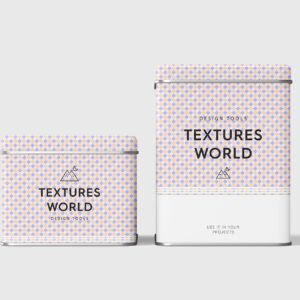 30 French Checkered Patterns Tins Print Preview