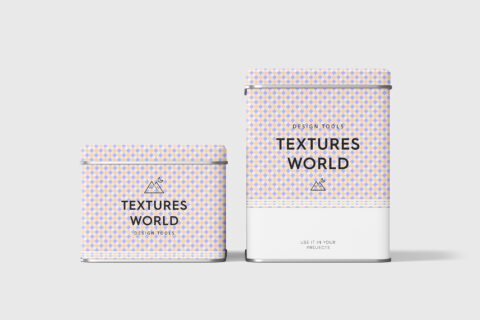 30 French Checkered Patterns Tins Print Preview
