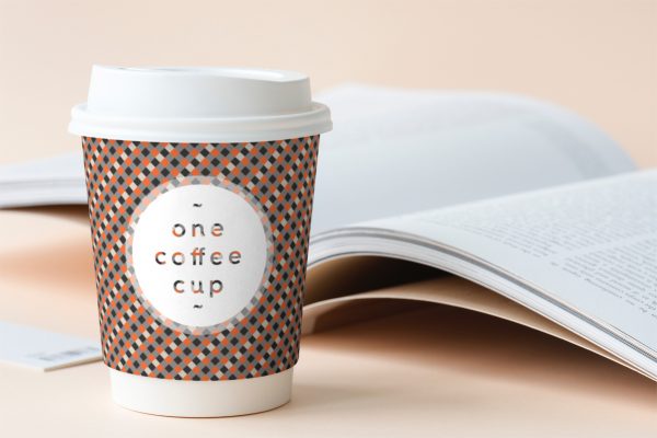 30 French Checkered Patterns Coffee Cup Preview