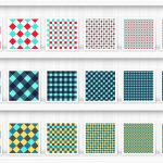 30 French Checkered Patterns Samples on Shelves Preview 9 of 10