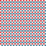 Red Blue White Seamless Small French Checkered Pattern. Little Colorful Fabric Check Pattern Background. Classic Checker Pattern Design Texture.