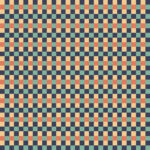 Yellow Orange Green Black Seamless Small French Checkered Pattern. Little Colorful Fabric Check Pattern Background. Classic Checker Pattern Design Texture.