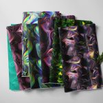 25 Mystic Twirls Background Textures Textile Fabric Towels Preview