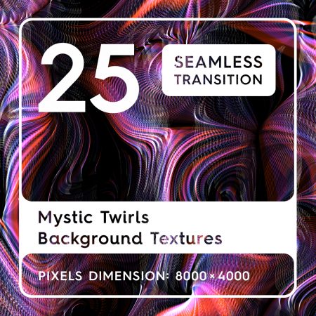 25 Mystic Twirls Background Textures Square Cover