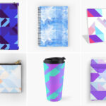 80 Color Triangles Geometry Background Textures Goods Application Preview