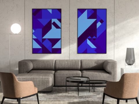 80 Color Triangles Geometry Background Textures Interior Pictures Preview