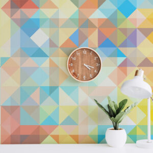 80 Color Triangles Geometry Background Textures Room Wallpapers Preview