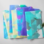 80 Color Triangles Geometry Background Textures Towels Textile Fabric Preview