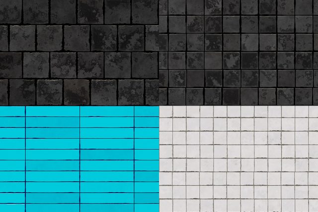 Aged Stone Tiles. Seamless Texture Preview