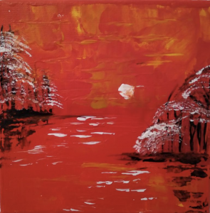 Red Paint Paintings 2