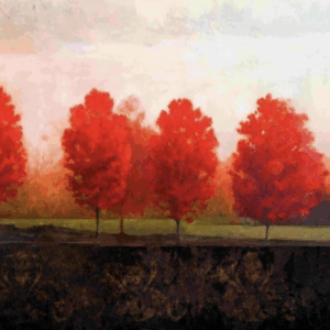 Red Paint Paintings 5